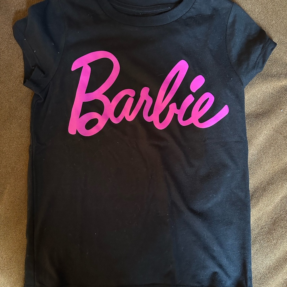 Barbie Black and Pink Short Sleeve Tee